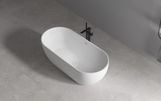 Акриловая ванна ABBER AB9241MW белая матовая схема 10