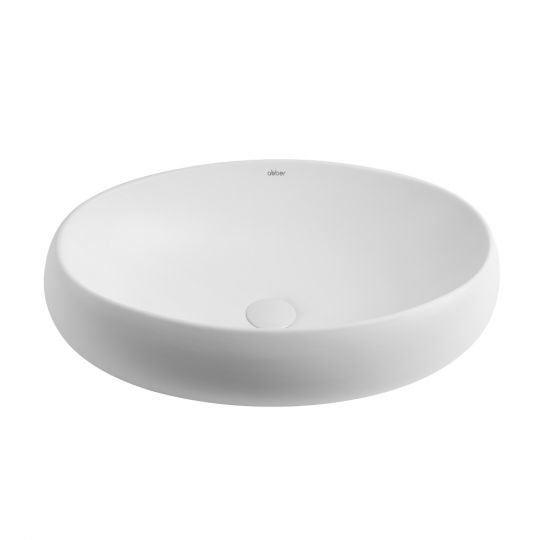 Раковина накладная ABBER Bequem AC2102MW белая матовая схема 4 Раковина накладная ABBER Bequem AC2102MW белая матовая схема 4