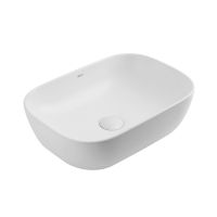 Раковина накладная ABBER Rechteck AC2200MW белая матовая схема 1