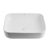 Раковина накладная ABBER Rechteck AC2202MW белая матовая схема 4 Раковина накладная ABBER Rechteck AC2202MW белая матовая схема 4