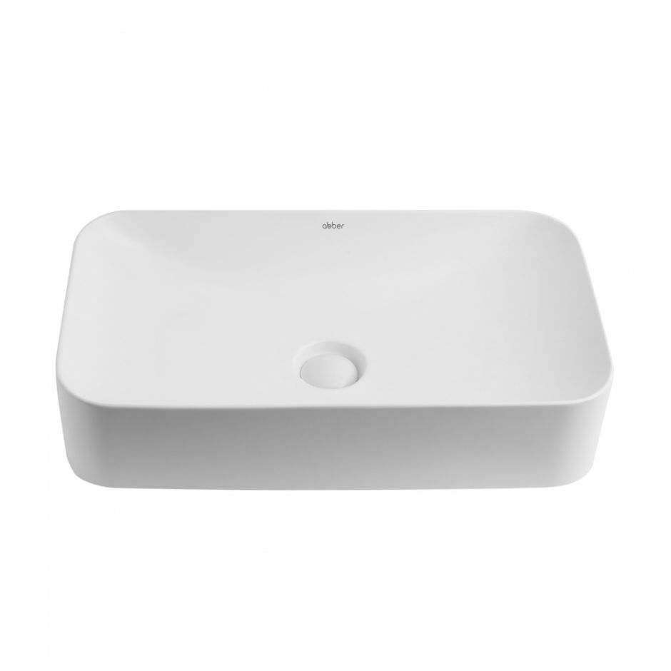Раковина накладная ABBER Rechteck AC2204MW белая матовая ФОТО