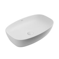 Раковина накладная ABBER Rechteck AC2206MW белая матовая схема 1