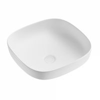 Раковина накладная ABBER Rechteck AC2217MW белая матовая схема 1