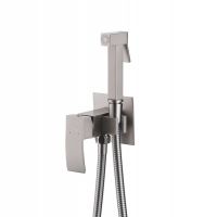 Смеситель ABBER Wasserfall AF8625SP с гигиеническим душем, сатин схема 1