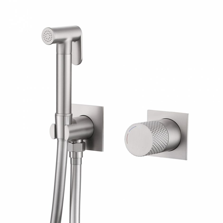 Изображение Смеситель ABBER Rund AF8725SP с гигиеническим душем, сатин