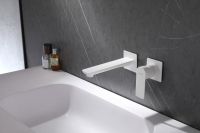 Смеситель ABBER Weiss Insel AF8082FW для раковины скрытого монтажа, белый матовый схема 3