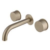 Смеситель ABBER Wasser Kreis AF81122G для раковины скрытого монтажа, золото матовое схема 1