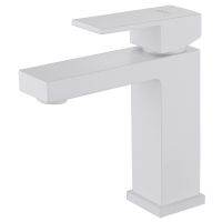 Смеситель ABBER Daheim AF8210W для раковины, белый матовый схема 1