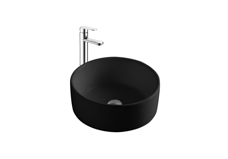 Раковина накладная для установки на столешницу AQUATEK AQ5118-MB матовый черный