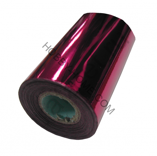 Фольга для переноса на ткань Purple 160, Рулонная, 640/210 мм, 120 м, малиновая
