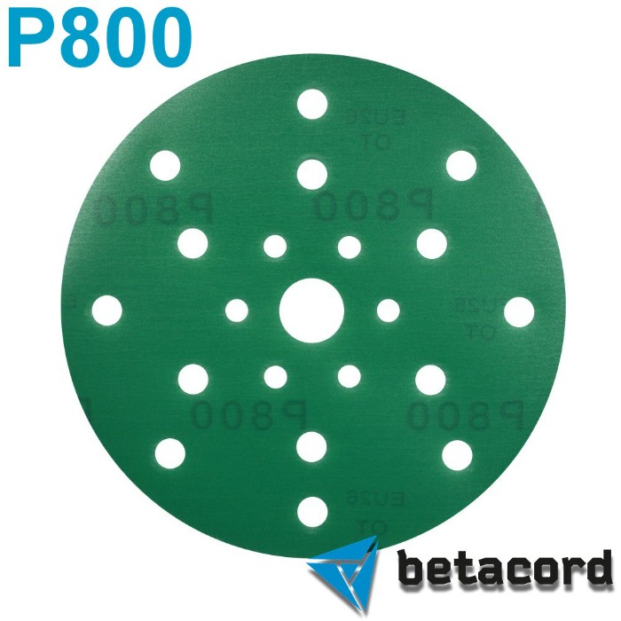Betacord Malahit P800 Абразивный круг D150мм. 21 отверстие, в упаковке 100шт.