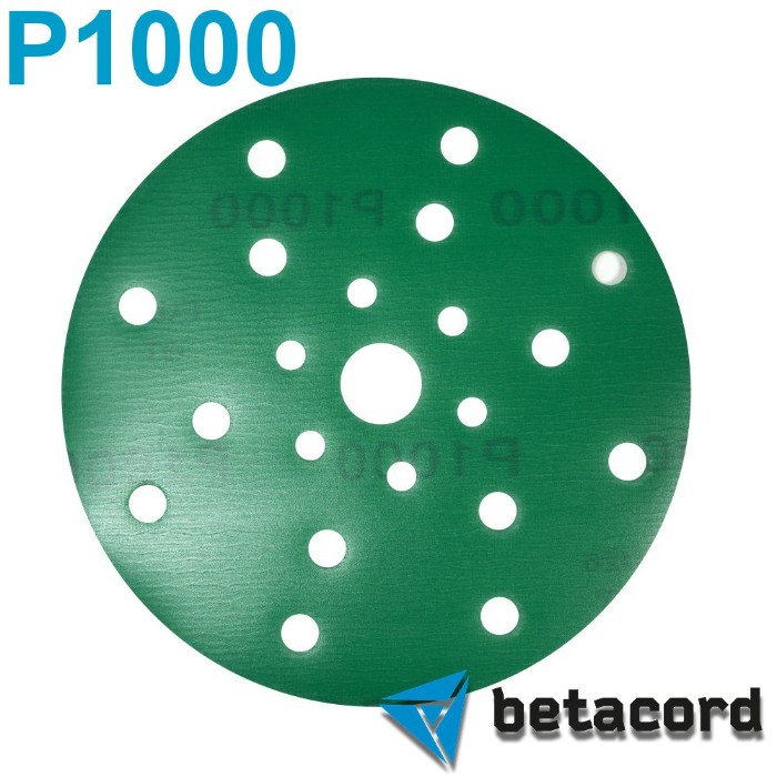 Betacord Malahit P1000 Абразивный круг D150мм. 21 отверстие, в упаковке 100шт.