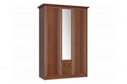 ЯННА ЯН-05 Шкаф 3х ств. (с карнизом) (ш1555*г660*в2295мм), Орех пегас