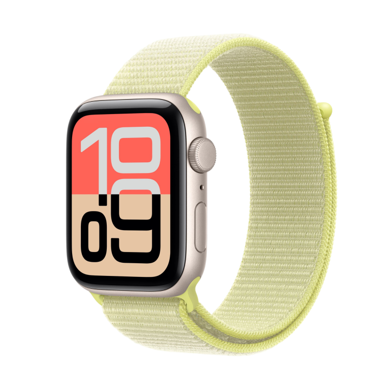 Часы Apple Watch SE 3 GPS 44мм S/M корпус из алюминия Starlight + ремешок Light Blush