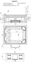 Мини-бассейн Radomir Римини 1-30-0-0-0-047Б 150х190 схема 2 Мини-бассейн Radomir Римини 1-30-0-0-0-047Б 150х190 схема 2