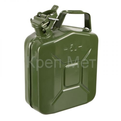 Канистра для топлива, металлическая, толщина стенок 0,8мм, 5 литров