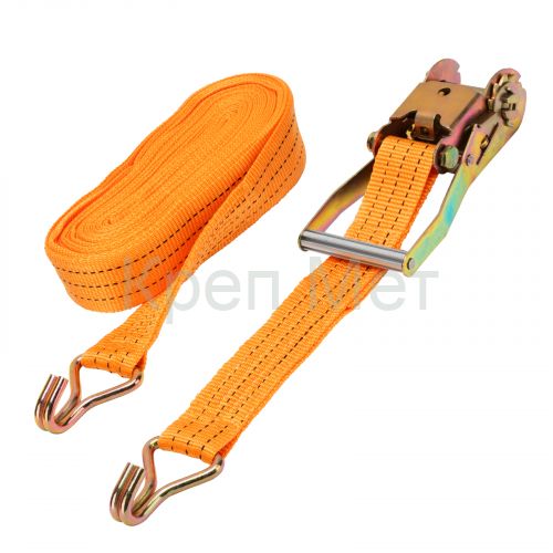 Ремень багажный с крюками, 0.05 х 12 м, с храповым механизмом Stels