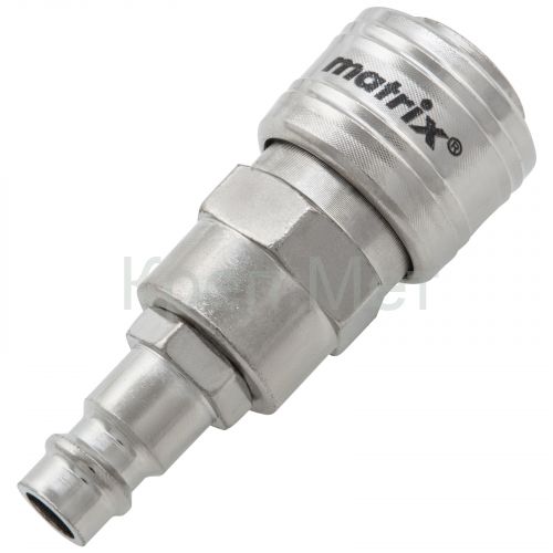 Набор переходников, быстросъемное соединение, резьбовое соед, 2 шт, внутр. D 1/4 Matrix