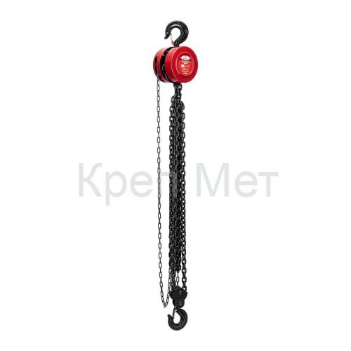 Таль цепная, 3 т, H подъема 3 м, расстояние между крюками 470 мм Matrix