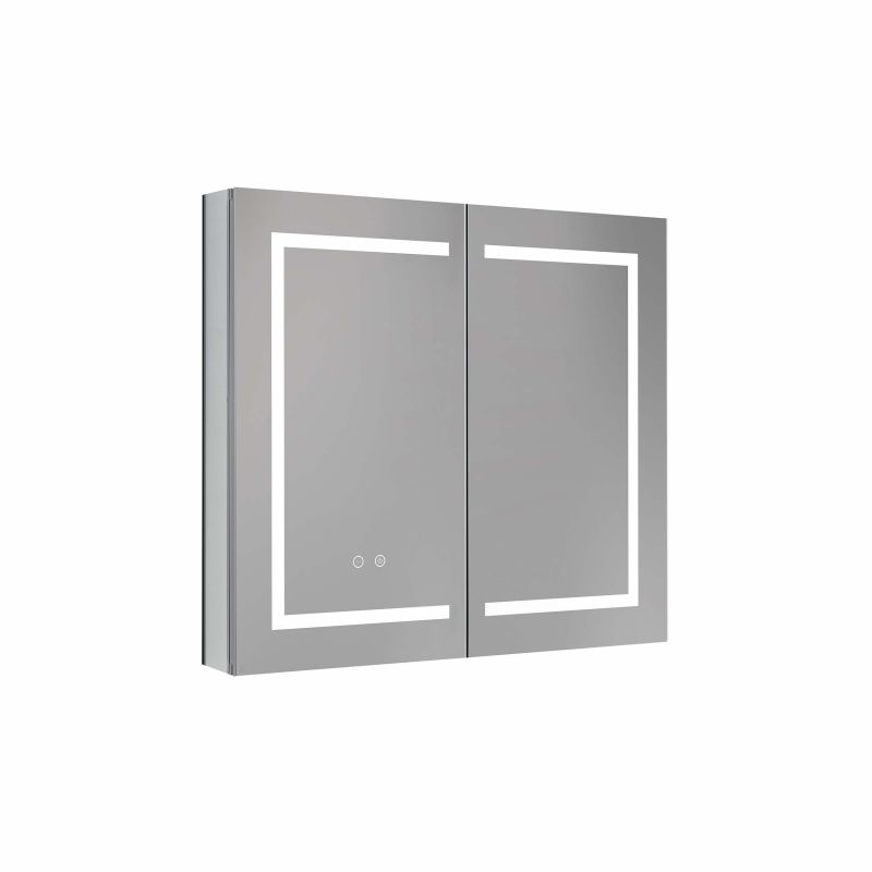 Шкаф-зеркало для ванной с подсветкой Aquatek AQ7804-MLC, сенсорное управление