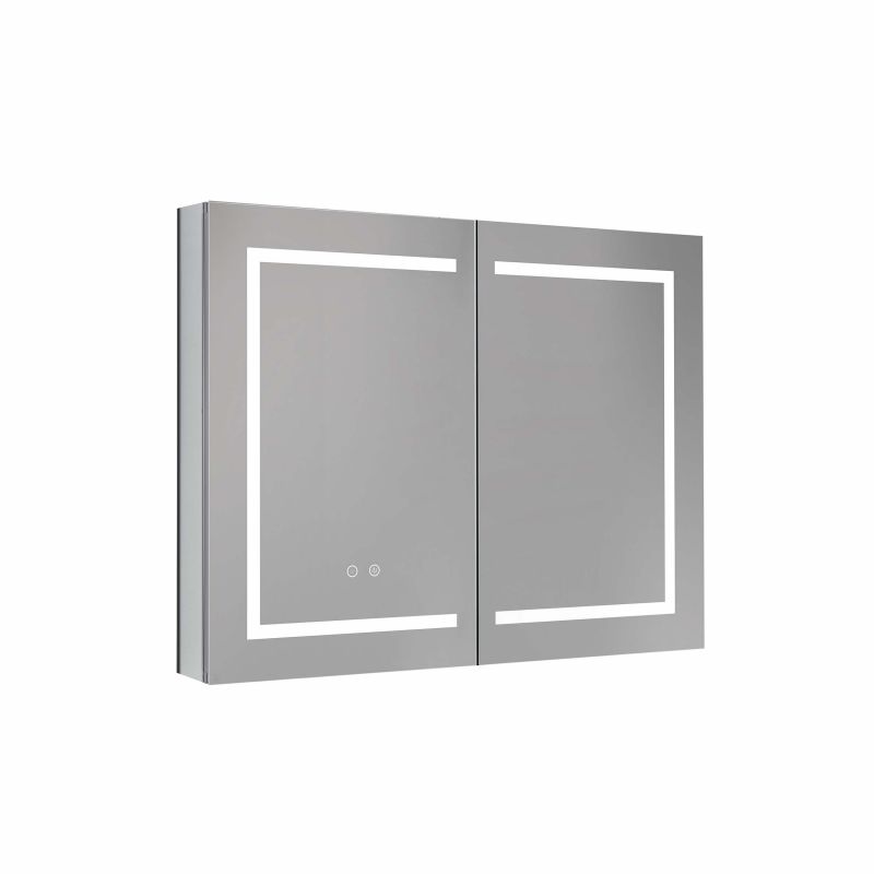 Шкаф-зеркало для ванной с подсветкой Aquatek AQ7904-MLC, сенсорное управление