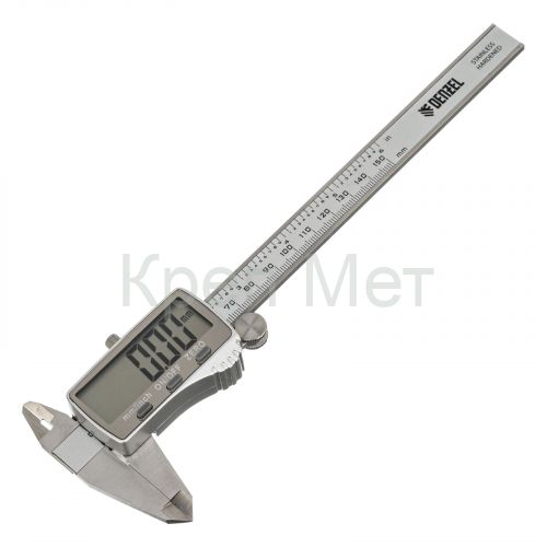 Штангенциркуль, 150 мм, электронный, большой дисплей, с глубиномером Denzel