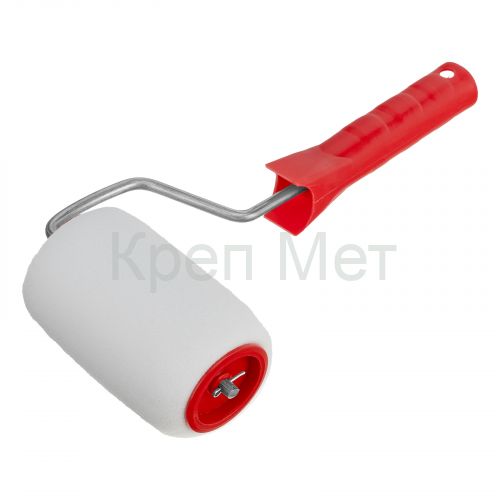 Валик "Поролон", в сборе, 100 мм, D 48 мм, D ручки 6 мм, крепление шплинтом Сибртех