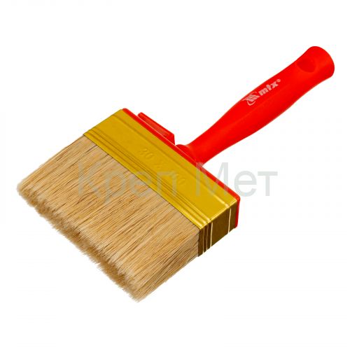 Кисть-ракля, 30 х 100 мм, натуральная щетина, пластмассовый корпус, пластмассовая ручка MTX