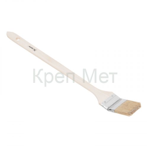 Кисть радиаторная 2", натуральная щетина, деревянная ручка MTX