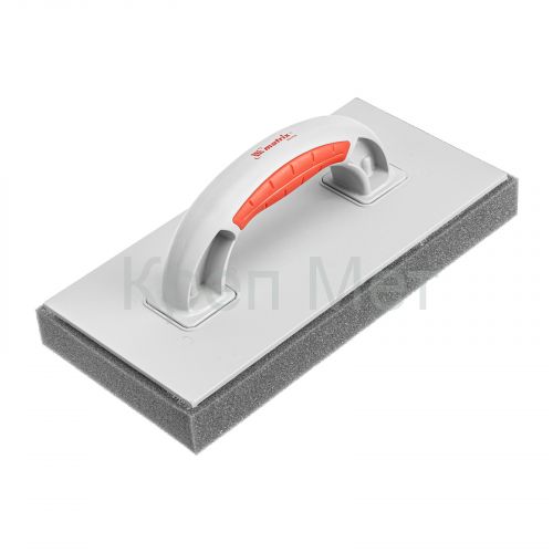 Терка пластмассовая, губчатое покрытие 30 мм, 270 x 130 мм, двухкомпонентная ручка Matrix