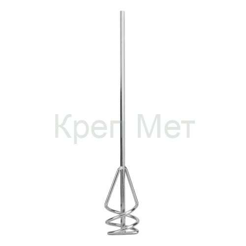 Миксер из оцинкованной стали, D 60 мм, L 400 мм, для песчано-гравийных смесей Сибртех