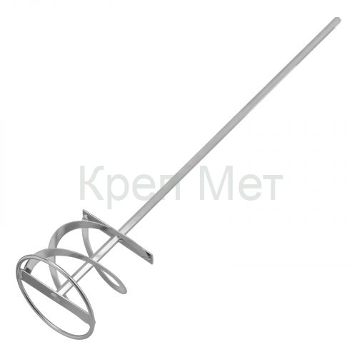 Миксер для красок и штукатурных смесей, 120 х 600 мм, оцинкованный, шестигранный хвостовик 10мм Denzel