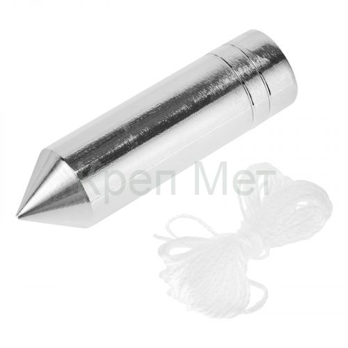 Отвес цилиндрический, 400 г, шнур 5 м Matrix