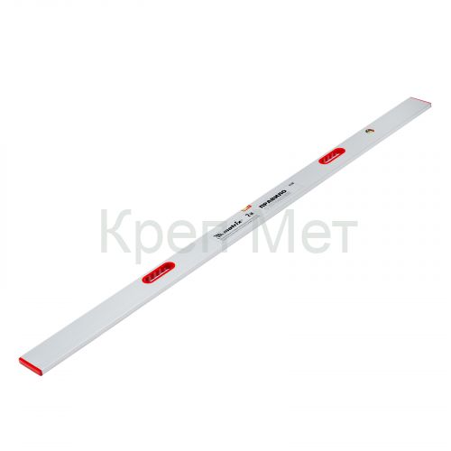 Правило алюминиевое с уровнем, L-2.0 м, 2 ручки Matrix
