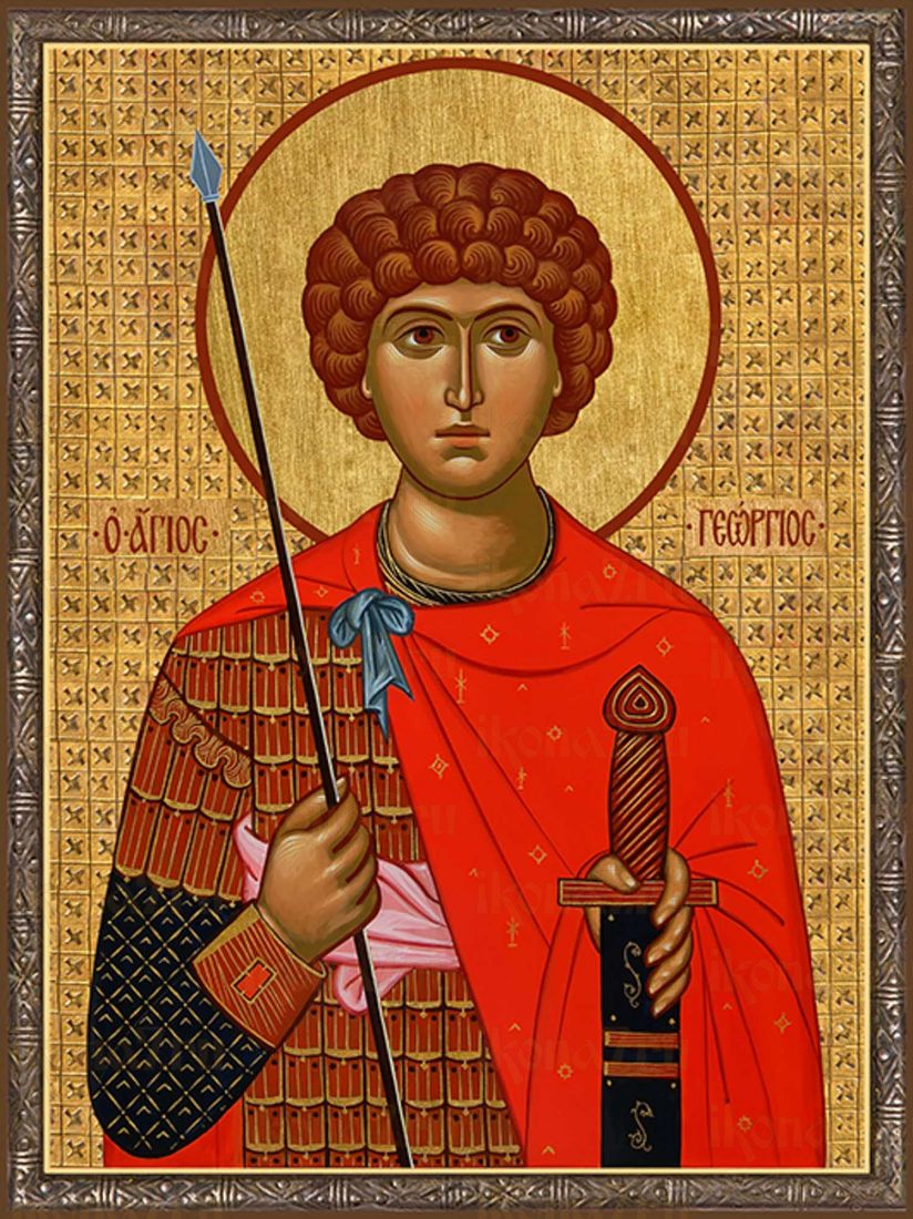 Икона Георгий Победоносец (Премиум UV-печать)(ЮДД-475)