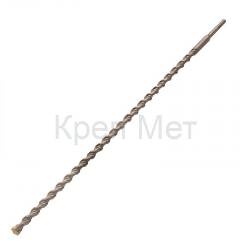 Бур по бетону, двойная спираль, три пылеотводящие кромки, 16 x 600 мм DENZEL
