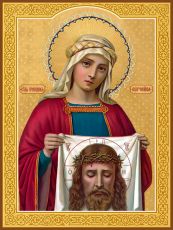 Икона Вероника Праведная (Премиум UV-печать)(ЮДД-487)