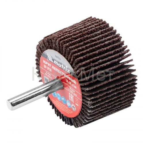 Круг лепестковый для дрели, 50 х 30 х 6 мм, P 60 Matrix