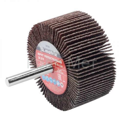 Круг лепестковый для дрели, 80 х 40 х 6 мм, P 40 Matrix