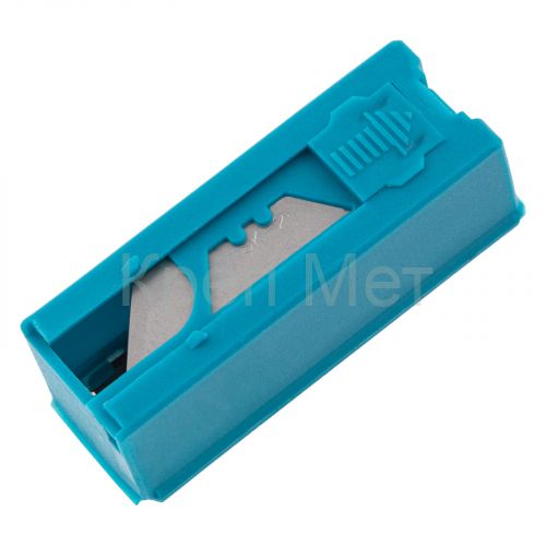 Лезвия, 19 мм, трапециевидные, пластиковый пенал, 12 шт Gross