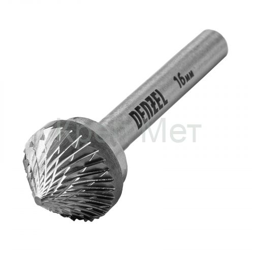 Борфреза по металлу твердосплавная, зенкер 90 град., тип-K, 16 мм Denzel