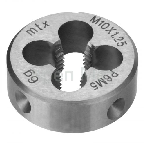 Плашка М10 х 1.25 мм, Р6М5 MTX