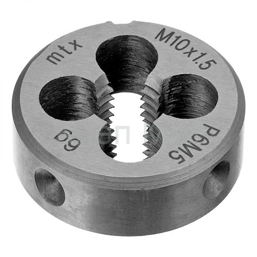 Плашка М10 х 1.5 мм, Р6М5 MTX
