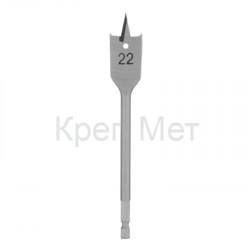 Сверло по дереву перовое, 22 мм, шестигранный хвостовик Matrix