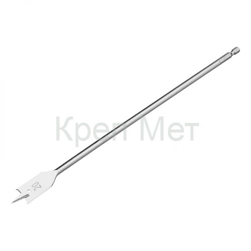 Сверло по дереву перовое удлиненное, 20 х 300 мм, шестигранный хвостовик Matrix