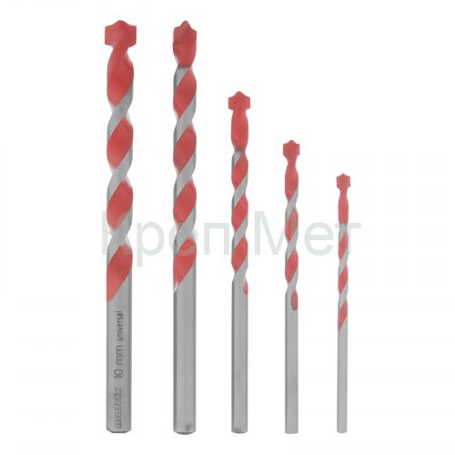 Набор сверл универсальных, 4-10мм, 5 шт Matrix