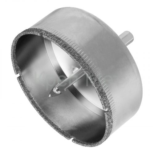 Сверло по керамической плитке и стеклу, 70 х 55 мм, шестигранный хвостовик, с центрующим сверлом Сибртех