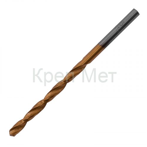 Сверло по металлу, 3.5 мм, HSS, нитридтитановое покрытие, цилиндрический хвостовик Matrix