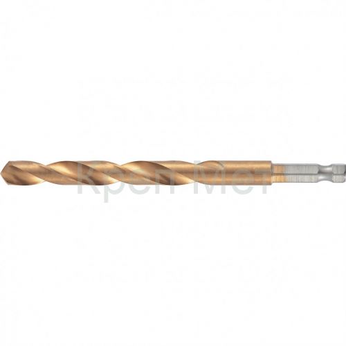 Сверло по металлу, 3.2 мм, HSS, нитридтитановое покрытие, шестигранный хвостовик Matrix