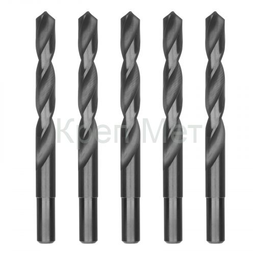 Сверло по металлу, 14 мм, полированное, HSS, 5 шт, цилиндрический хвостовик Matrix